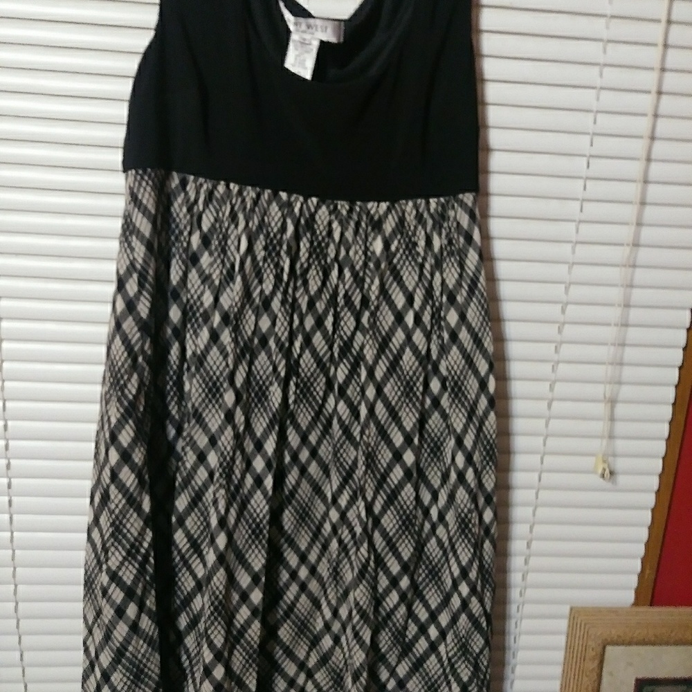 Black and WHITE EVENING OR SUMMER DRESS